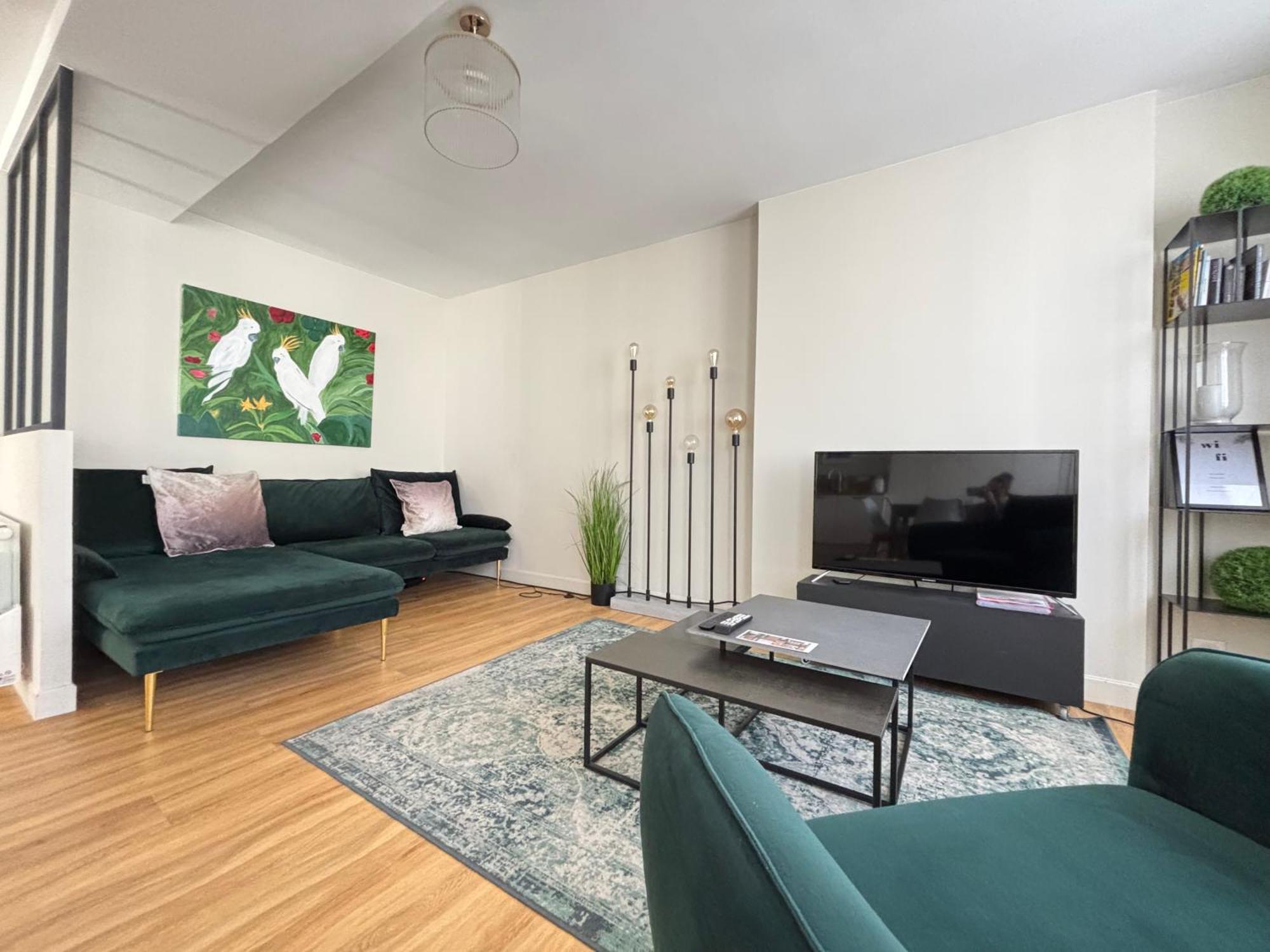 Bajocasse Apt Duplex Spacieux 3 Ch 2 Sdb Cosy Plein Centre Bayeux Decoration Elegante Proche Plages Du Debarquement エクステリア 写真