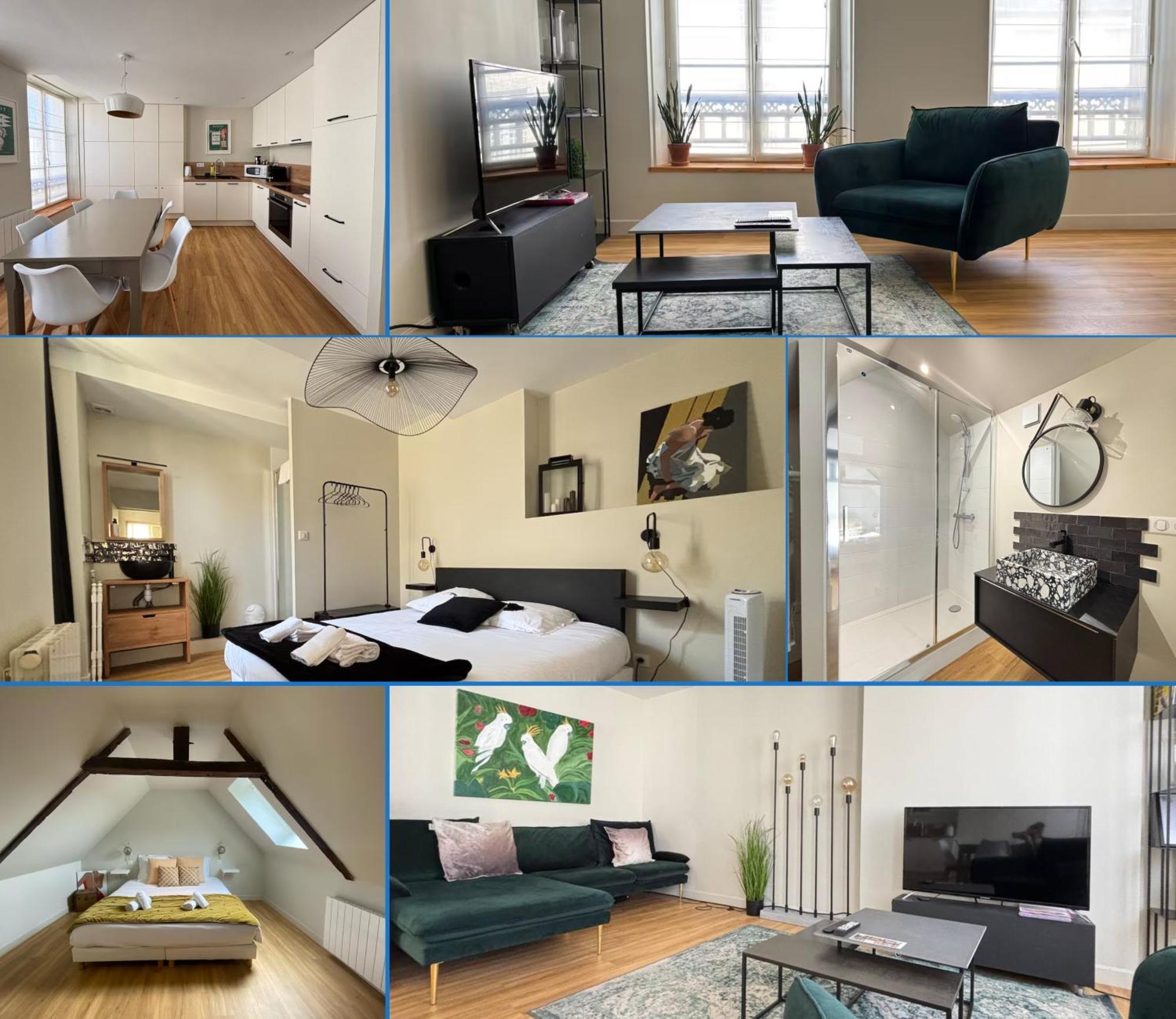 Bajocasse Apt Duplex Spacieux 3 Ch 2 Sdb Cosy Plein Centre Bayeux Decoration Elegante Proche Plages Du Debarquement エクステリア 写真